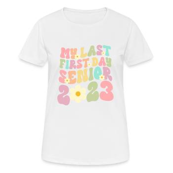 Retro Senior 2023 Back to School Class Of 2023 - Women's Breathable T-Shirt - white - Front - AI Model Female 172 dark (172cm)