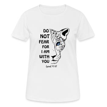 Religious quote - Women's Breathable T-Shirt - white - Front - AI Model Female 172 dark (172cm)