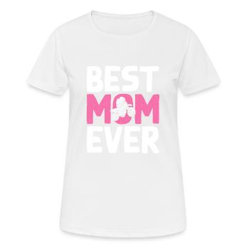 Dirt Bike Biker Beste Mutter Aller Zeiten - Frauen T-Shirt atmungsaktiv - Weiß - Vorne - AI Model Female 172 dark (172cm)