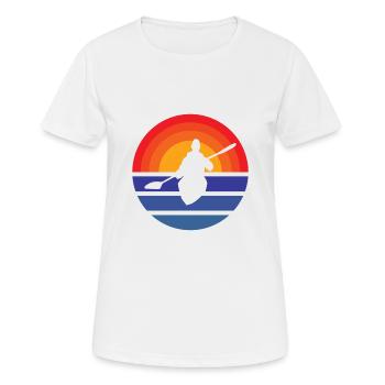 Rudern Ruderin Ruderverein Ruderer Sport - Frauen T-Shirt atmungsaktiv - Weiß - Vorne - AI Model Female 172 dark (172cm)