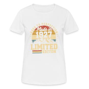 Aged to perfection made in 1927 - Women's Breathable T-Shirt - white - Front - AI Model Female 172 dark (172cm)