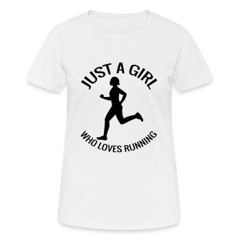 Jogger fit cardio training course jogging - T-shirt respirant Femme - blanc - Devant - AI Model Female 172 dark (172cm)