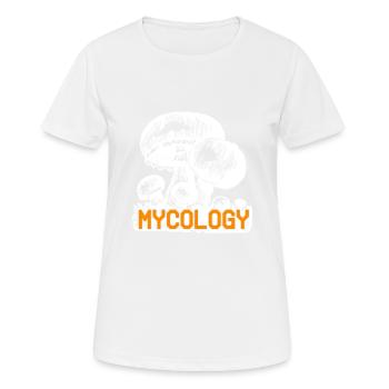 Mycology Retro Fungus Mycology Lover T-Shirt - T-shirt respirant Femme - blanc - Devant - AI Model Female 172 dark (172cm)