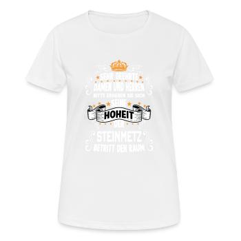 Steinmetz T Handwerker Kunsthandwerk Steinmetz - Frauen T-Shirt atmungsaktiv - Weiß - Vorne - AI Model Female 172 dark (172cm)