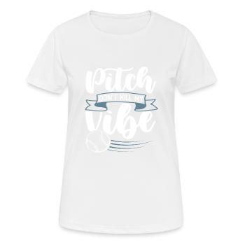 Ambiance baseball - T-shirt respirant Femme - blanc - Devant - AI Model Female 172 dark (172cm)