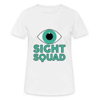 Sight Squad 4 - Women's Breathable T-Shirt - white - Front - AI Model Female 172 dark (172cm)