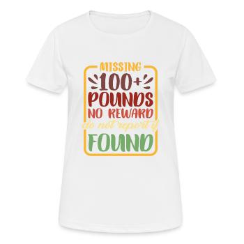 100+ livres manquantes, pas de récompense, ne pas signaler 2 - T-shirt respirant Femme - blanc - Devant - AI Model Female 172 dark (172cm)