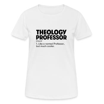 Theologie-Professor - Frauen T-Shirt atmungsaktiv - Weiß - Vorne - AI Model Female 172 dark (172cm)
