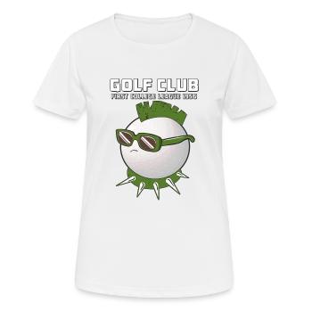 GOLF CLUB - Women's Breathable T-Shirt - white - Front - AI Model Female 172 dark (172cm)