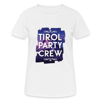 Tirol Party Crew - T-shirt respirant Femme - blanc - Devant - AI Model Female 172 dark (172cm)