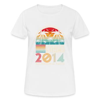 Légendaire Depuis 2014 Toutes Les Pièces D'origine - T-shirt respirant Femme - blanc - Devant - AI Model Female 172 dark (172cm)