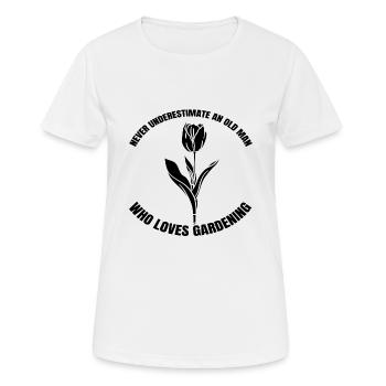 Garten Geschenk Obstgarten Gärtner Hobbygärtner - Frauen T-Shirt atmungsaktiv - Weiß - Vorne - AI Model Female 172 dark (172cm)