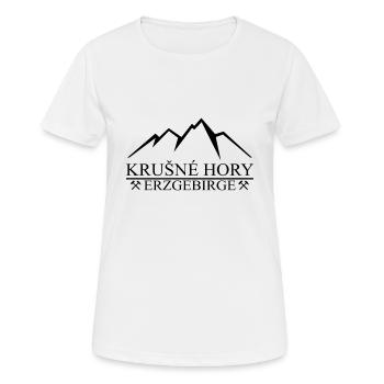 Erzgebirge Tschechien Berge Natur - Frauen T-Shirt atmungsaktiv - Weiß - Vorne - AI Model Female 172 dark (172cm)
