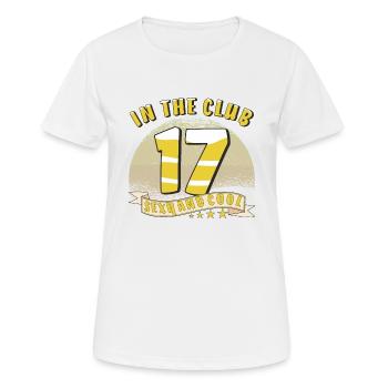 IN THE CLUB 17 - Women's Breathable T-Shirt - white - Front - AI Model Female 172 dark (172cm)