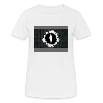 Struggle and Strength - Women's Breathable T-Shirt - white - Front - AI Model Female 172 dark (172cm)