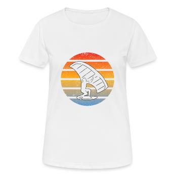 Windsurfer Windsurfing Surf Kitesurfer Cadeau - T-shirt respirant Femme - blanc - Devant - AI Model Female 172 dark (172cm)