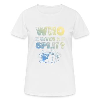 Bowling Split - T-shirt respirant Femme - blanc - Devant - AI Model Female 172 dark (172cm)