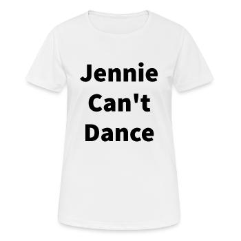Coréen - T-shirt respirant Femme - blanc - Devant - AI Model Female 172 dark (172cm)