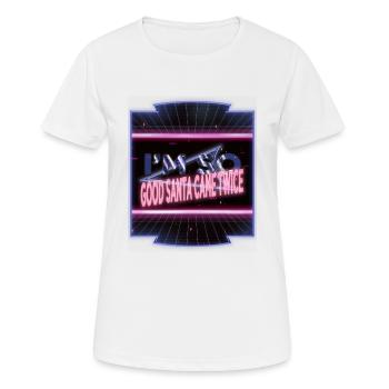 christmas vacation funny gym gift dork birthday - Frauen T-Shirt atmungsaktiv - Weiß - Vorne - AI Model Female 172 dark (172cm)