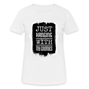 quote cool beach christmas present bedroom - Women's Breathable T-Shirt - white - Front - AI Model Female 172 dark (172cm)