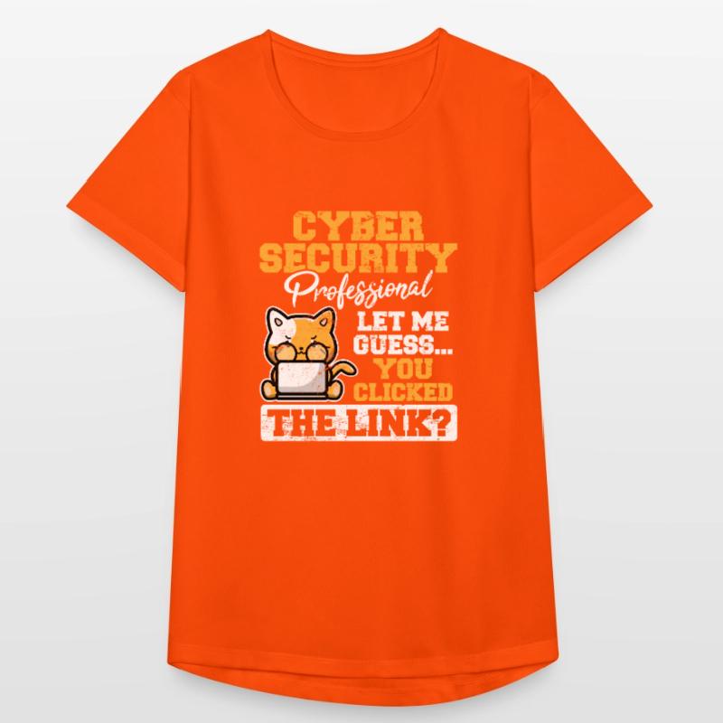 Computer Security Cyber Security Information Techn Frauen T-Shirt atmungsaktiv