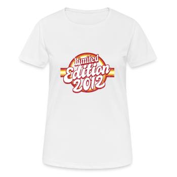 Edition Limitée Millésime 2012 - T-shirt respirant Femme - blanc - Devant - AI Model Female 172 dark (172cm)