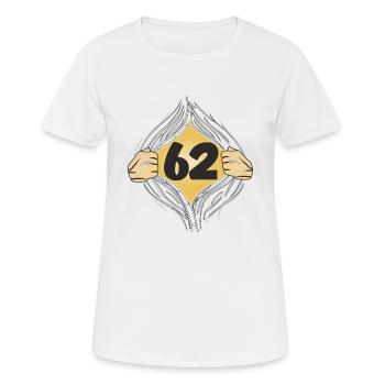 62 PUT ON SHIRT - Women's Breathable T-Shirt - white - Front - AI Model Female 172 dark (172cm)