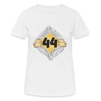 44 PUT ON SHIRT - Women's Breathable T-Shirt - white - Front - AI Model Female 172 dark (172cm)