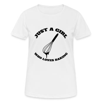 Baker Mrs. Pastry Chef Baking Pastry Shop Bakery - Women's Breathable T-Shirt - white - Front - AI Model Female 172 dark (172cm)