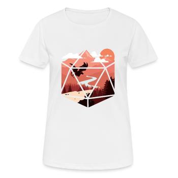 RPG RPG jeux de rôle sur table jeu de rôle de joueur - T-shirt respirant Femme - blanc - Devant - AI Model Female 172 dark (172cm)