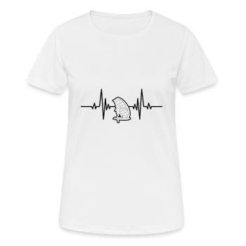 Windsurfer Kitesurfer Windsurfer Surfing Cadeau - T-shirt respirant Femme - blanc - Devant - AI Model Female 172 dark (172cm)