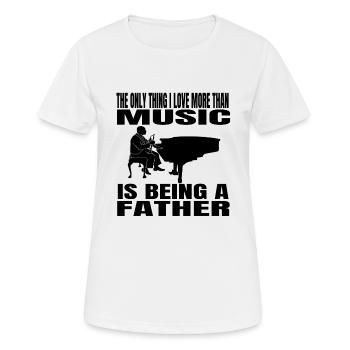 Musik Music Musiklehrer Spruch Musizieren Musiker - Frauen T-Shirt atmungsaktiv - Weiß - Vorne - AI Model Female 172 dark (172cm)