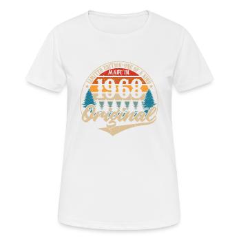 Fabriqué En 1968 Original - T-shirt respirant Femme - blanc - Devant - AI Model Female 172 dark (172cm)