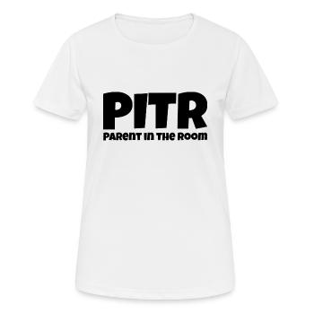 Parent dans la chambre - T-shirt respirant Femme - blanc - Devant - AI Model Female 172 dark (172cm)