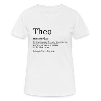 Erzgebirge Theo - Frauen T-Shirt atmungsaktiv - Weiß - Vorne - AI Model Female 172 dark (172cm)