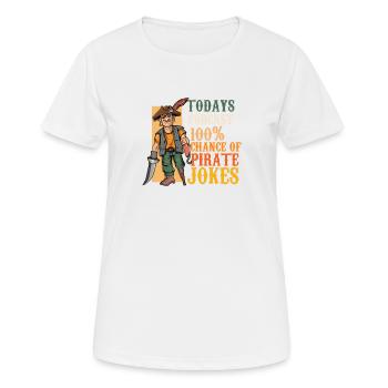 Amputation Bein Protese Cyborg Unfall Arm - Frauen T-Shirt atmungsaktiv - Weiß - Vorne - AI Model Female 172 dark (172cm)