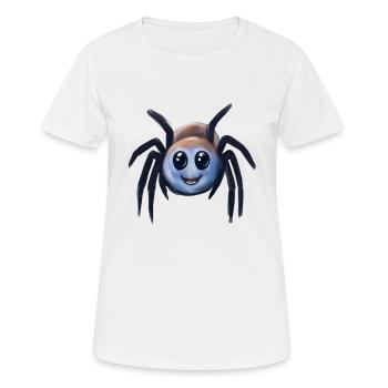 cute little spider - Women's Breathable T-Shirt - white - Front - AI Model Female 172 dark (172cm)