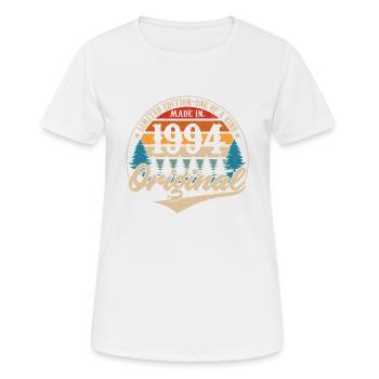 Fabriqué En 1994 Original - T-shirt respirant Femme - blanc - Devant - AI Model Female 172 dark (172cm)