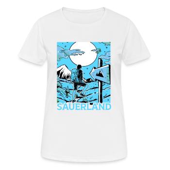 Sauerländer Sauerland Home Retro Vintage - T-shirt respirant Femme - blanc - Devant - AI Model Female 172 dark (172cm)