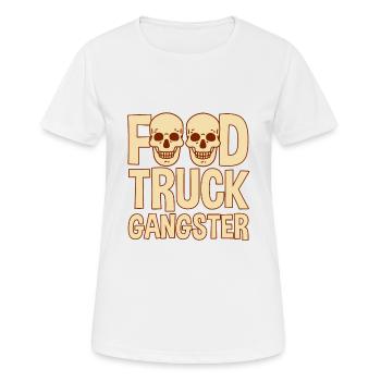 Food Truck Gangster 4 - Women's Breathable T-Shirt - white - Front - AI Model Female 172 dark (172cm)