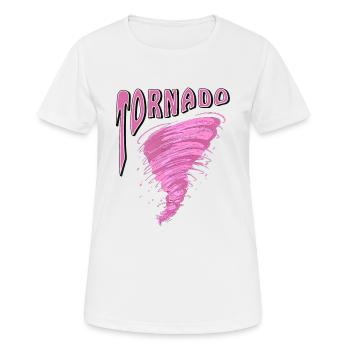 TORNADE - T-shirt respirant Femme - blanc - Devant - AI Model Female 172 dark (172cm)