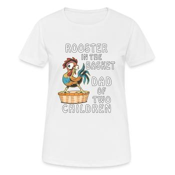 HAHN IM KORB - Frauen T-Shirt atmungsaktiv - Weiß - Vorne - AI Model Female 172 dark (172cm)