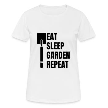 Jardinier Cadeau Hobby Jardinier Verger de jardin - T-shirt respirant Femme - blanc - Devant - AI Model Female 172 dark (172cm)