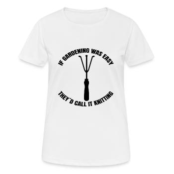Cadeau de jardin de verger de jardinier de jardinier amateur - T-shirt respirant Femme - blanc - Devant - AI Model Female 172 dark (172cm)