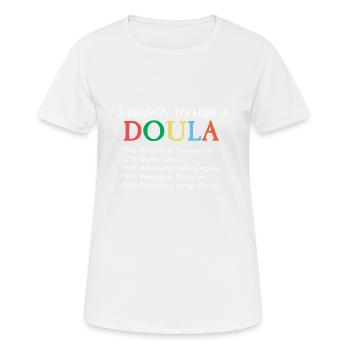 Funny - Women's Breathable T-Shirt - white - Front - AI Model Female 172 dark (172cm)