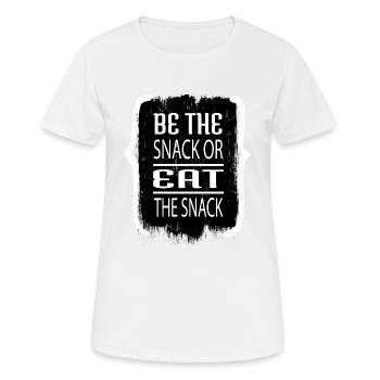 bday happy présent idée snowboard chats présents - T-shirt respirant Femme - blanc - Devant - AI Model Female 172 dark (172cm)