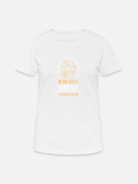 Atomkraftwerk Nuklear Energie Erneuerbare Energie - Frauen T-Shirt atmungsaktiv - Weiß