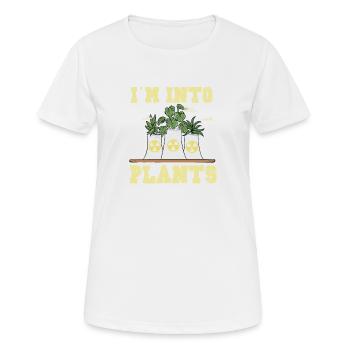 Centrale nucléaire Énergie nucléaire Energies renouvelables - T-shirt respirant Femme - blanc - Devant - AI Model Female 172 dark (172cm)