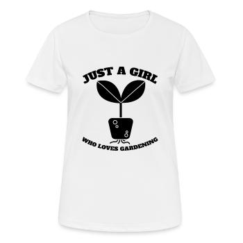 Gärtnerin Hobbygärtner Garten Mädchen Obstgarten - Frauen T-Shirt atmungsaktiv - Weiß - Vorne - AI Model Female 172 dark (172cm)