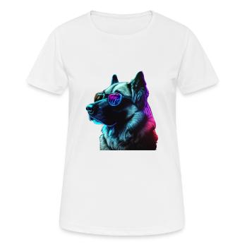 Chien de berger anatolien Chiens Berger d’Anatolie - T-shirt respirant Femme - blanc - Devant - AI Model Female 172 dark (172cm)